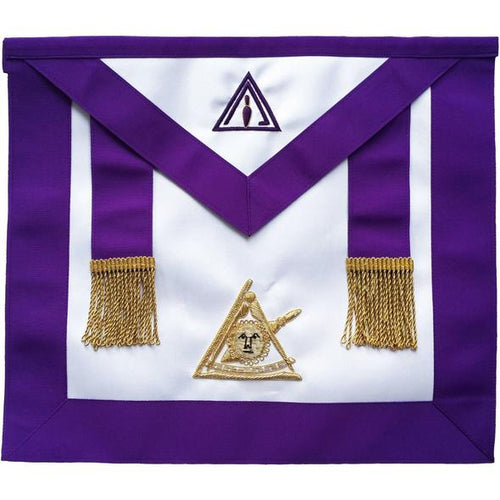 Masonic Past Thrice Illustrious Master Apron PTIM Hand Embroidered