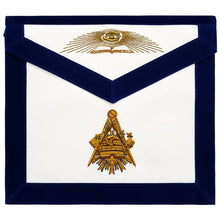 Load image into Gallery viewer, Master Mason Blue Lodge Apron - Hand Embroidery