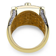 Cargar imagen en el visor de la galería, Gold Ring Inlaid With Zircon, Popular Men&#39;s Ring