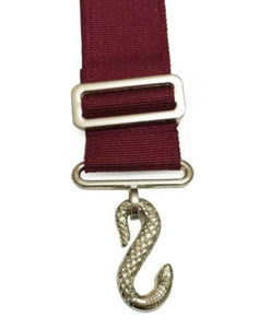 Masonic Belt Extender Maroon