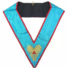 Cargar imagen en el visor de la galería, High Quality Masonic Memphis Misraim Officer&#39;s collar Machine Embroided