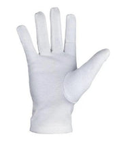 Carica l&#39;immagine nel visualizzatore di Gallery, Masonic Regalia 100% Cotton White Gloves Plain (2 Pairs)