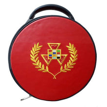 Cargar imagen en el visor de la galería, Masonic Past High Priest PHP Wreath Hat/Cap Case Red