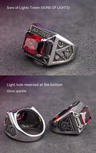 画像をギャラリービューアに読み込む, Vintage European And American Masonic Inlaid Stone Ring | Regalia Lodge