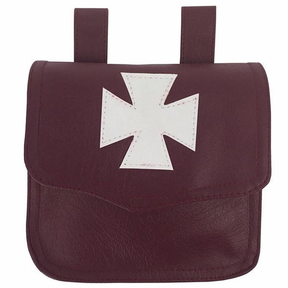 Knights Templar Alms Bag Brown