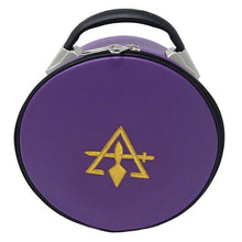 Load image into Gallery viewer, Cryptic Royal &amp; Select Masonic Hat/Cap Case Purple