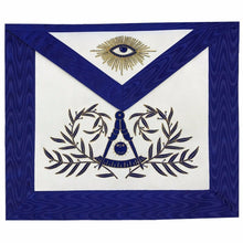 Load image into Gallery viewer, Masonic Past Master Apron Hand Embroided Apron