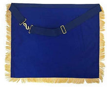 Carica l&#39;immagine nel visualizzatore di Gallery, Masonic Blue Lodge G Master Mason Gold Machine Embroidery Apron