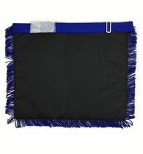 Carica l&#39;immagine nel visualizzatore di Gallery, Masonic Past Master Apron Blue With Fringe