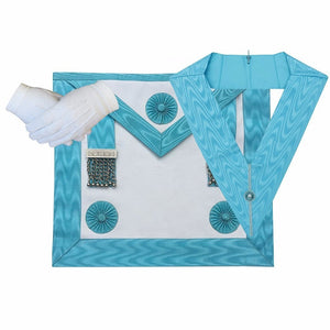 Masonic Regalia Craft Master masons MM Apron, Officer Collar and Glove