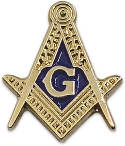 Square & Compass Masonic Lapel Pin
