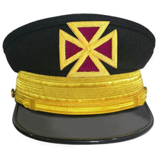 Cargar imagen en el visor de la galería, PAST GRAND COMMANDER KNIGHTS TEMPLAR COMMANDERY FATIGUE CAP - HAND EMBROIDERY