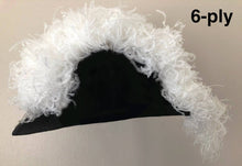 Cargar imagen en el visor de la galería, Past Commander Knights Templar Commandery Chapeau - All White Plumes