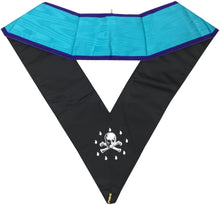 Load image into Gallery viewer, Masonic Officer&#39;s collar Memphis Misraim Worshipful Master Hand Embroidered