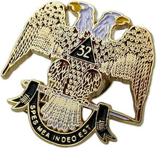 Cargar imagen en el visor de la galería, Scottish Rite 32nd Degree Masonic Lapel Pin Badge