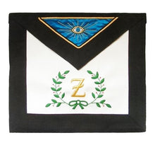 Load image into Gallery viewer, Masonic Scottish Rite Leather Masonic apron - AASR - 4th degree - Acacia