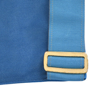 Master Mason Blue Lodge French Regulation Apron - Blue Ribbon Machine Embroidery | Regalia Lodge