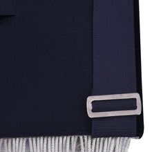 画像をギャラリービューアに読み込む, Worshipful Master Blue Lodge Apron - Customizable Blue Velvet With Silver Bullion &amp; Fringe