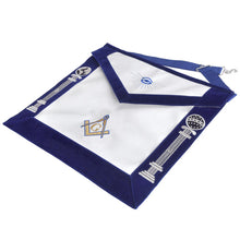 Afbeelding in Gallery-weergave laden, Master Mason Blue Lodge Apron - Royal Blue Velvet And White