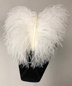 Sir Knight Knights Templar Commandery Illinois Regulation Chapeau - All White Plumes | Regalia Lodge