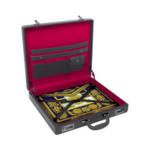 Load image into Gallery viewer, Masonic regalia apron Case/briefcase-masonic attache-high quality leather master mason briefcase With double combination lock