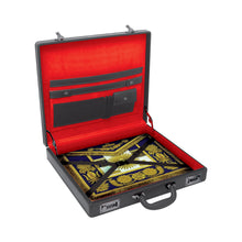 Afbeelding in Gallery-weergave laden, Masonic regalia apron Case/briefcase-masonic attache-high quality leather master mason briefcase With double combination lock