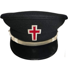 Load image into Gallery viewer, SIR KNIGHT KNIGHTS TEMPLAR COMMANDERY FATIGUE CAP - SILVER