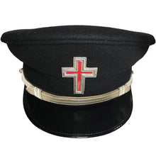 Load image into Gallery viewer, SIR KNIGHT KNIGHTS TEMPLAR COMMANDERY FATIGUE CAP - SILVER