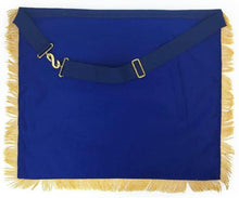 Carica l&#39;immagine nel visualizzatore di Gallery, Masonic Blue Lodge Past Master Gold Machine Embroidery Apron