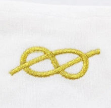 Charger l&#39;image dans la galerie, Masonic Gold knot Machine Embroidery White Cotton Gloves (2 Pairs)