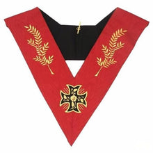 Charger l&#39;image dans la galerie, Masonic AASR collar 18th degree - Knight Rose Croix - Croix pattée + Acacia Branches