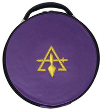 Load image into Gallery viewer, Cryptic Royal &amp; Select Masonic Hat/Cap Case Purple