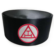 Load image into Gallery viewer, Royal Arch Masonic Triple Tau Cap Black | Regalia Lodge