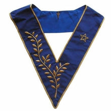 Load image into Gallery viewer, Masonic Officer&#39;s collar - AASR - Thrice Powerful Master - Hand embroidery