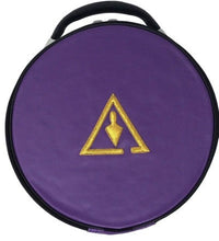 Carica l&#39;immagine nel visualizzatore di Gallery, Royal &amp; Select Cryptic Masonic Hat/Cap Case Purple