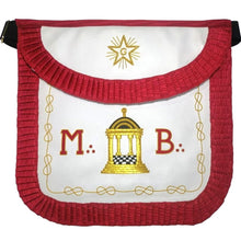 Carica l&#39;immagine nel visualizzatore di Gallery, Masonic Scottish Rite Round Apron - AASR - Master Mason - MB Temple