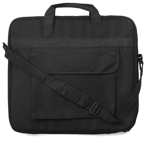 Masonic Universal Apron Case - Black With Front Pocket