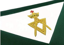 Carica l&#39;immagine nel visualizzatore di Gallery, Allied Masonic Degree AMD Member Hand Embroidered Apron | Regalia Lodge