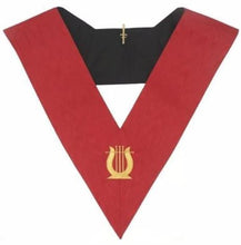 Load image into Gallery viewer, Masonic AASR collar 18th degree - Knight Rose Croix - Musician