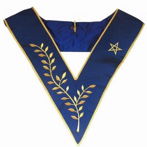 Masonic collar - AASR - Thrice Powerful Master - Machine embroidery | Regalia Lodge