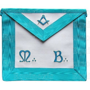 Groussier French Rite – Master Mason – Square-and-compass + lambskin