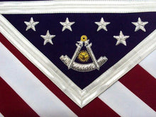 Load image into Gallery viewer, Hand Embroidered U.S Past Master Masonic Apron | Regalia Lodge