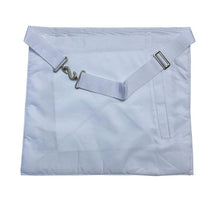 Load image into Gallery viewer, MASTER MASON Grand White Hand Embroided Apron with Square Compass G | Regalia Lodge