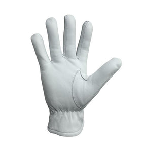 Masonic Regalia White Soft Leather Gloves Past Master Black | Regalia Lodge