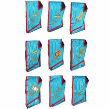 Load image into Gallery viewer, Memphis Misraim Officer Collars Machine Embroidery Set - Set of 9 Collar | Regalia Lodge
