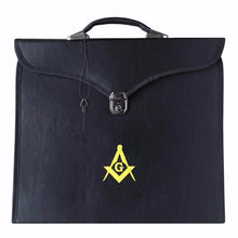 Load image into Gallery viewer, Masonic MM/WM and Provincial Full Dress Yellow Square Compass Cases II | Regalia Lodge