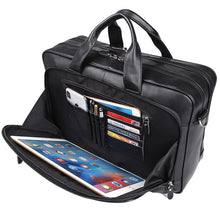 Load image into Gallery viewer,  Men&#39;s leather business briefcase Men&#39;s leather briefcase Hard briefcase Handbag Business Briefcase Official Briefcase Multifunctional Briefcase , Official Briefcase , Multifunctional Briefcase, Briefcase for Men - Men&#39;s Luxury Leather Briefcases - Leather work bags for Men -   Business bags &amp; Office bags - Leather Business Bags for Men - Briefcases &amp; Laptop Bags - Mens Leather Briefcases Office Bags -  