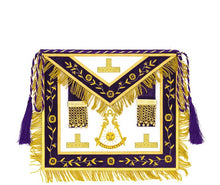 Load image into Gallery viewer, Puerto Rico // Past Master Signature Hand Embroidered  Apron | Regalia Lodge