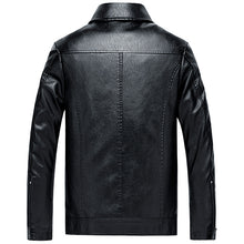 Charger l&#39;image dans la galerie, Men&#39;s Leather Jackets Leather Suits Thin Washable Leather Jackets