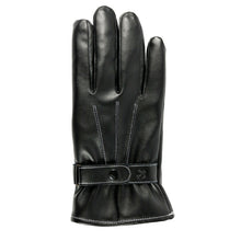 Carica l&#39;immagine nel visualizzatore di Gallery, Leather touch gloves-Leather Gloves for Mens -  luxury leather gloves-Leather Gloves for Mens Black Leather Touch Screen Gloves  dents gloves  formal leather gloves  luxury leather gloves